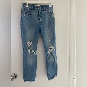 Skinny high rise Abercrombie jeans